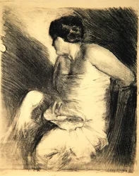 Frau mit Muschel, 1906